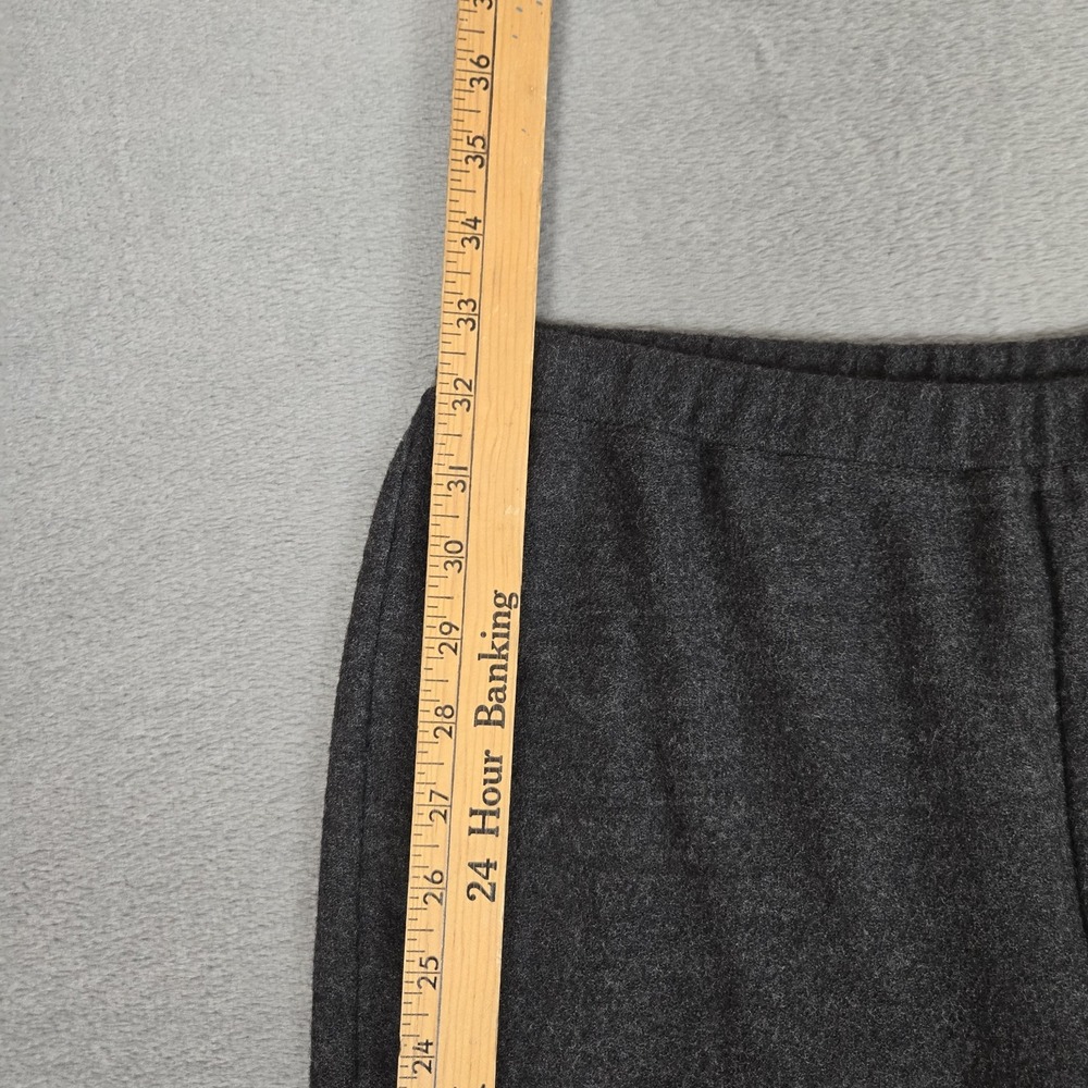 Vintage Eileen Fisher 100% Boiled Wool 2 Piece Set Womens S/M Jacket Pants Gray - Picture 16 of 16
